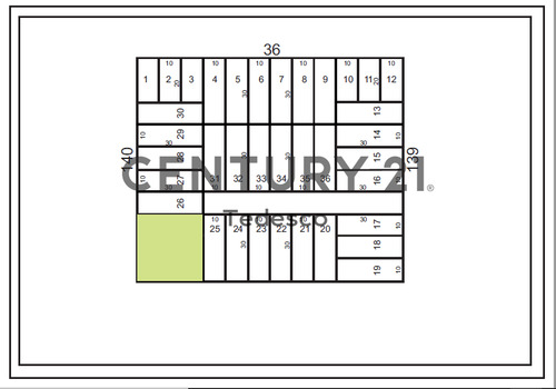 36 Entre 139 Y 140 Lotes En Venta