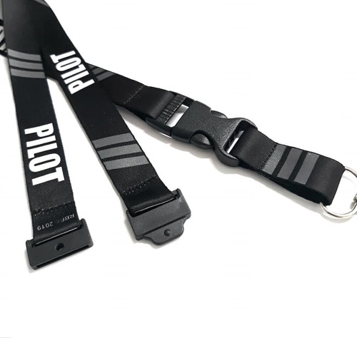 Lanyard Pilot 3 Barras Gris Remove Before Flight ®