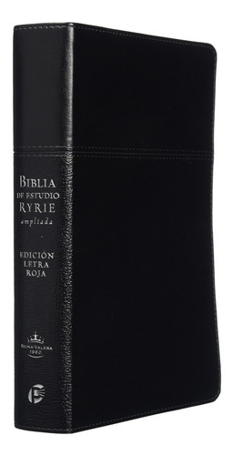 Imagen 2 de 9 de Biblia De Estudio Ryrie Dos Tonos Color Negro Tf