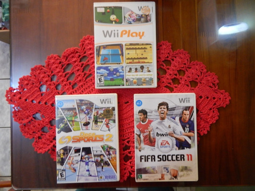 Deca Sports 2 + Wii Play + Fifa Soccer 11 Wii Wiiu