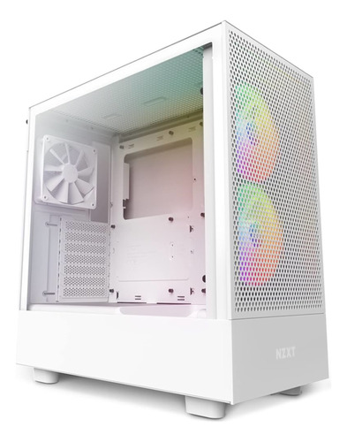 Gabinete Gamer Nzxt H5 Flow Blanco Rgb Nnet