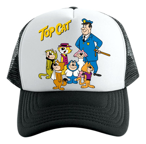 Gorra Trucker Don Gato Y Su Pandilla Series Black 