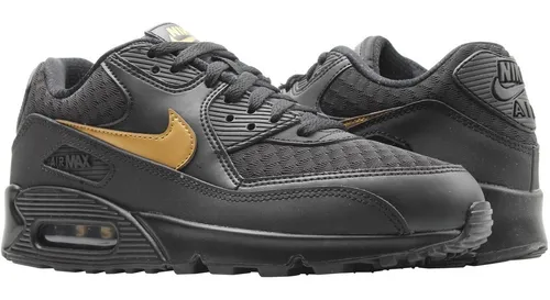 Nike air max negros con dorado hot sale