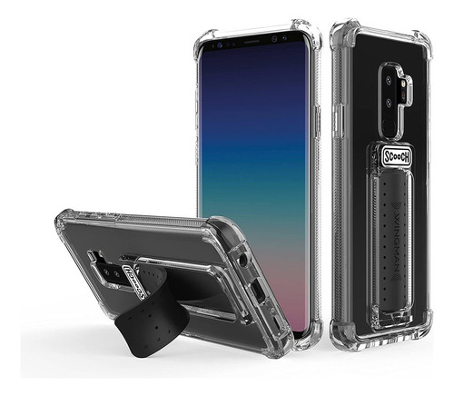 Scooch Wingman - Carcasa 5 En 1 Para Samsung Galaxy S9, Tra