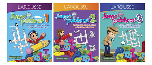 Colección Paraescolares "Juegos con palabras", de Larousse. Editorial Larousse, tapa blanda en español, 2018