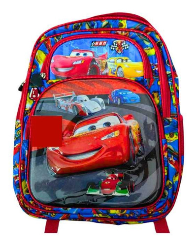 Mochila Gigante Compartimentos Volta Ás Aulas Escolar Luxo Desenho Do Tecido Menino 3 Compartimentos