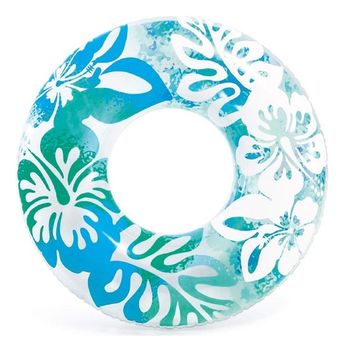Flotador Inflable Aro Tropical Colores Intex 59251