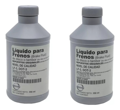 Líquido Freno Nissan 350ml Dot-3 (x2)