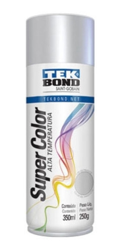 Tinta Spray Aluminio Alta Temp 350ml Tekbond 23261006900