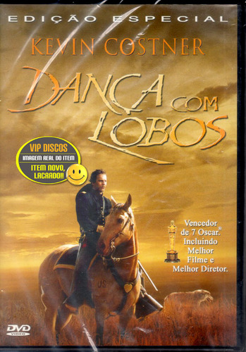 Dvd Dança Com Lobos - Original Novo Lacrado!