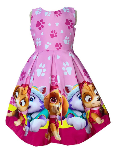 Vestido Paw Patrol Rosado - Ig