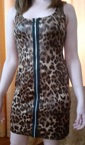 Vestido Animal Print Talle S