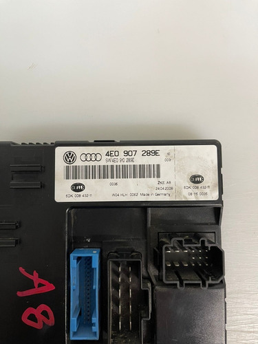 Modulo Confort Audi A8 # 4e0 907 289 E / # 4e0 910 289 E (Usado)