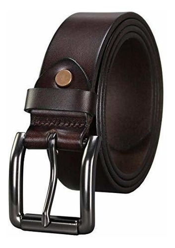 Bullko Cinturón De Cuero Genuino Para Hombre Cinturones De