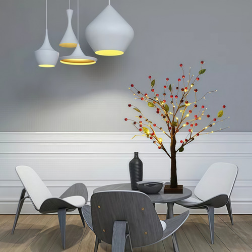 * Luces De Decoración Navideña, Luces Para Árboles De Bonsái
