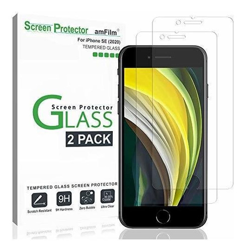 Protector Pantalla Cristal Para iPhone 8 7 6 4.7  2 Unidade