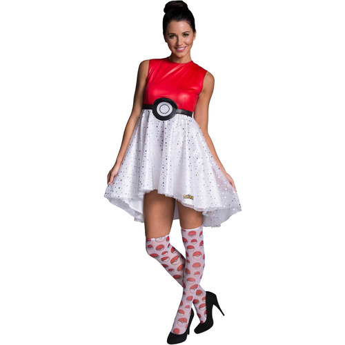 Disfraz De Pokeball Para Mujer Talla: L Halloween