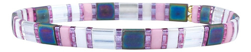 Kelitch Pulseras Elásticas Clásicas Pulseras De Cuentas De T