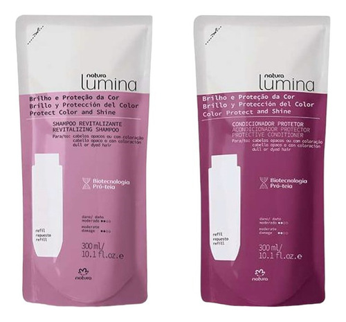 Repuesto Shampo/ Acond Revit Brill/ Prot Color Lumina Natura