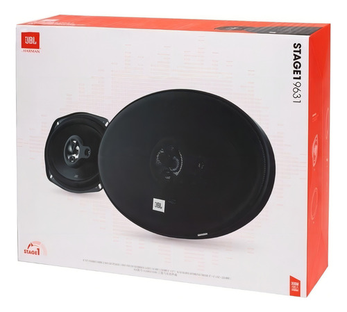 Bocinas Jbl Stage1 9631 9 2 Vías Triaxial Negro 6x9