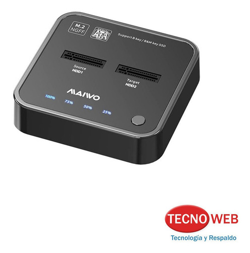 Dock Usb-c Para Clonar Discos Solidos Sata M.2 Ssd M Y B