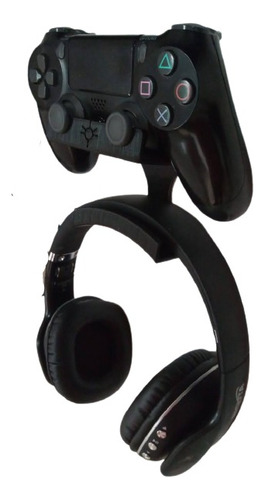 Soporte Pared Joystick Ps4 Y Auricular Reforzado