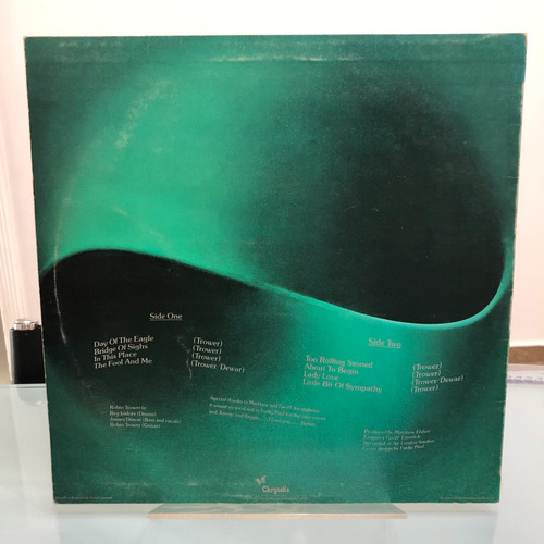 Lp Robin Trower Bridge Of Sighs - Imp - Inglês - Uk (usado) Estandar (Usado)