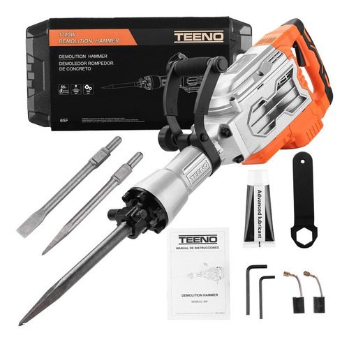 Demoledor Rompedor De Concreto 1700w Teeno