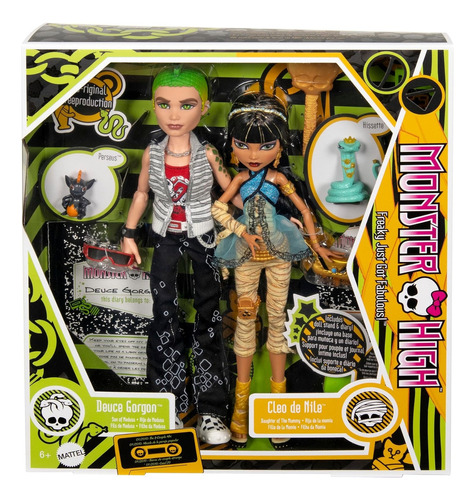 Produções da Mattel Monster High Cree Cleo e Deuce Gorgon 2024