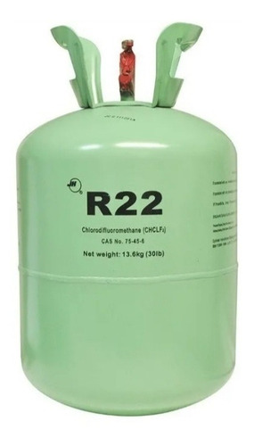 Cilindro De Gás Refrigerante R22 13,6kg Dugold