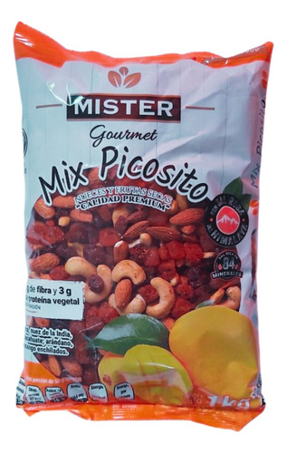 Mix Picosito nueces, semillas y fruta seca enchilada 1kg