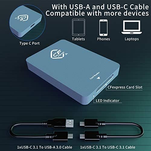 Lector De Tarjetas Cfexpress Tipo A Usb 3,1 Gen2 10gbps De A