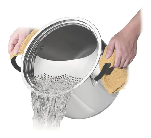 Sartén Solar de Silicona Tramontina, Acero Inoxidable, Acero Inoxidable, 24 cm