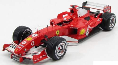 Miniatura Ferrari F1 F2005 Schumacher - Hot Wheels 1/18