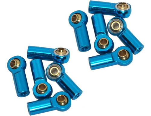 10pcs Sharegoo Aluminio M3 Varilla De Enlace End Bola Enlace