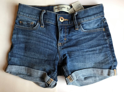 Short Blue Jean Para Niña Abercrom-bie Talla 9/10