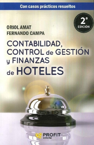 Libro Contabilidad, Control De Gestión Y Finanzas De Hoteles