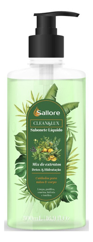 Sallore Clean & Lux Sabonete Líquido Detox Oliva E Alecrim