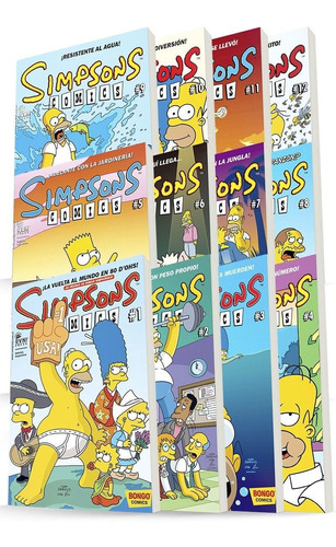 Imagen 1 de 4 de Comic, Bongo, Pack  Simpsons Comics. Ovni Press
