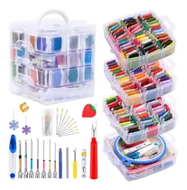 Comprar Kit De Agujas Perforadoras Para Bordar Jupean Con Hilo De 15