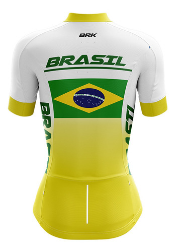 Imagem 2 de 3 de Roupa De Ciclismo Feminina Brasil Com Proteção Solar Uv50+
