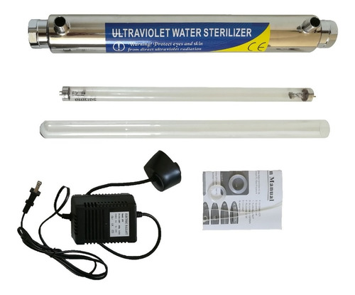 Osmosis 1200 Gpd Ultravioleta Gabinete Acero Filtro De Agua