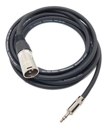 Imagen 2 de 2 de Cable Mini Plug 3,5 Stereo A Canon Macho X 6 Mts