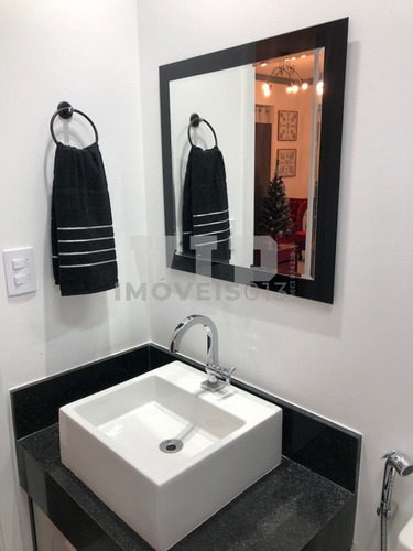 Imagem 10 de 30 de Studio A Venda Com 1 Dormitório Vista Total Para O Mar Em Santos - Ap00607 - 69853266