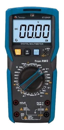 Imagem 5 de 6 de Multimetro Digital Profissional Cat 3 - Minipa - Et-2042e