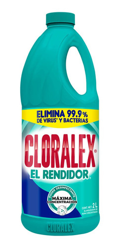 Blanqueador Cloralex El Rendidor 2 L