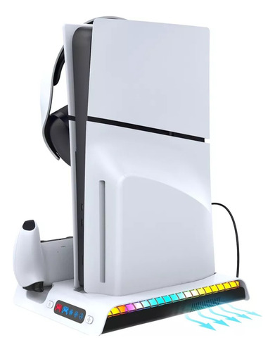 Base De Refrigeración Vertical Para Consola Ps5 Slim
