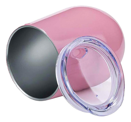 Termo Acero Inoxidable 12 Oz Rosa Liso