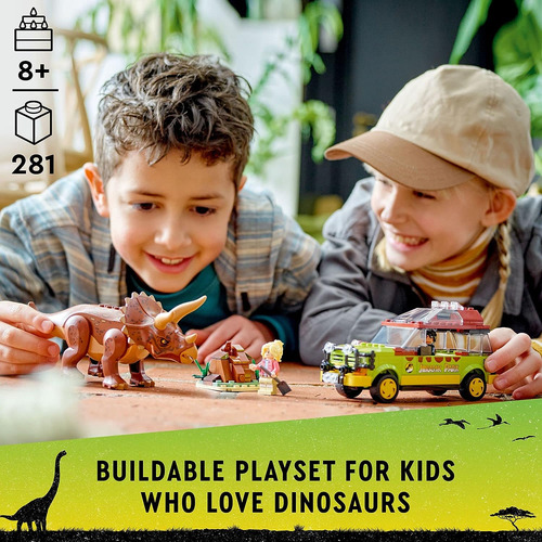 Kit De Construcción Lego Jurassic Park 76959 , Triceratops