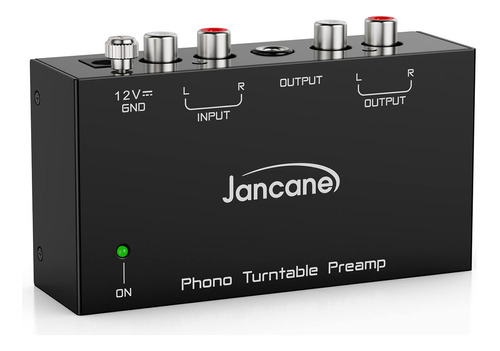 Jancane Preamplificador De Fono Para Tocadiscos, Mini Preamp